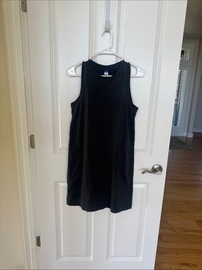 Old Navy Sleeveless Black Cotton Dress